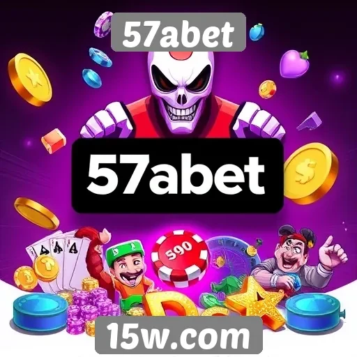 Diversidade de jogos disponíveis no site 57abet