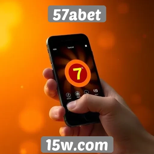 Experiência do usuário em dispositivos móveis no 57abet