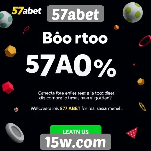 Promoções e bônus atraentes no site 57abet